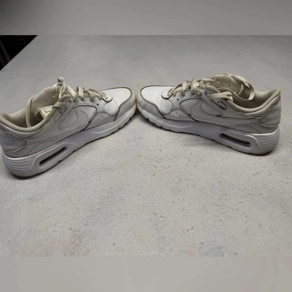 Nike Air Max Leather SC Triple White Men’s Size 8‎